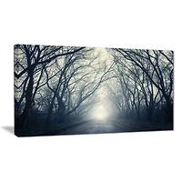 Tableau de photographie moderne imprimé sur toile Design Art foret d'automne