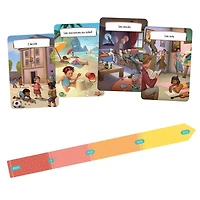 TIMELINE - ACCESS + ANGLAIS<br>Jeu de société adapté par les professionnels de la santé pour les troubles cognitifs TDAH et autisme Carte de jeux intelligente pour enfants et adultes 8+ 1-4 joueurs 15
