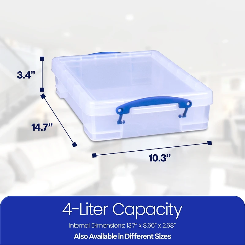 Really Useful Boxes Clear Storage Box