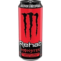 MONSTER ENERGY, Rehab Strawberry Lemonade, 458mL, Can