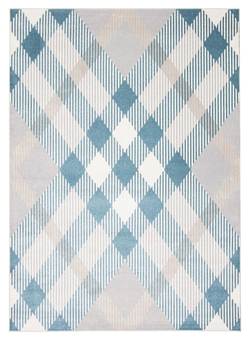 ECARPET Washable Plaid Area Rug & Runner for Kitchen, Bedside, Living Room, Hallway