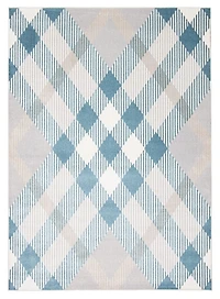 ECARPET Washable Plaid Area Rug & Runner for Kitchen, Bedside, Living Room, Hallway