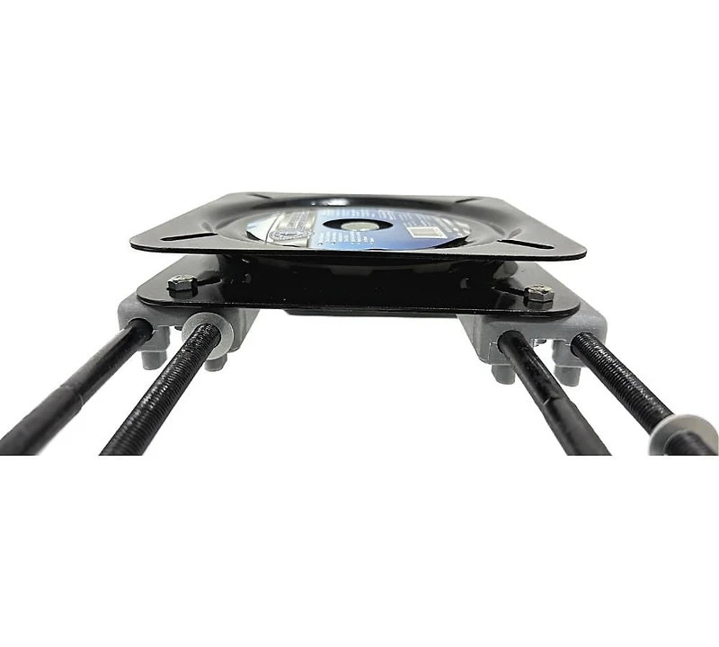 Blue Dog Marine Jon Boat Seat Bracket with Swivel, 7" x 7" Seat Mount with 360-degree turning, Adjusts from 7 inches to 16.5 inches