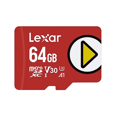 Carte UHS-I Lexar 64 Go PLAY microSDXC