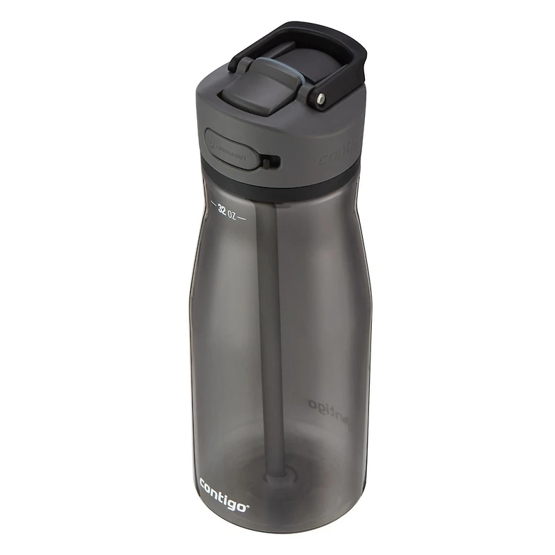 Bouteille d’eau Contigo Ashland 2.0, couvercle à bouton-poussoir avec paille, sans BPA, réglisse