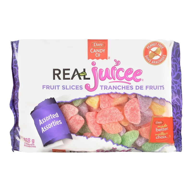 REALJUICEE Fruit Slices Candy, Dare Real Juicee