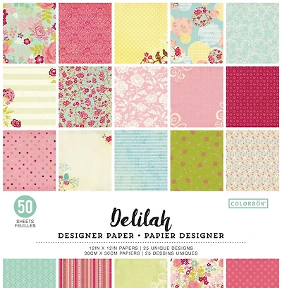 Papier designer Delilah de Colorbok