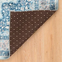 Emerald Paulson Cream & Blue 5' x 7' Area Rug