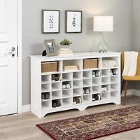 Prepac Meuble à compartiments pour chaussures de 60 po