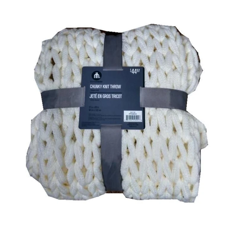 CHUNKY KNIT THROW