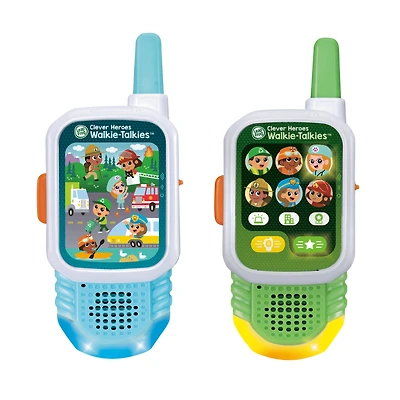 LeapFrog® Talkies-Walkies des p'tits héros avec une portée de 304,8 mètres (1000 pieds) - Version anglaise, 3+ Ans LF HERO TALKIES ANG