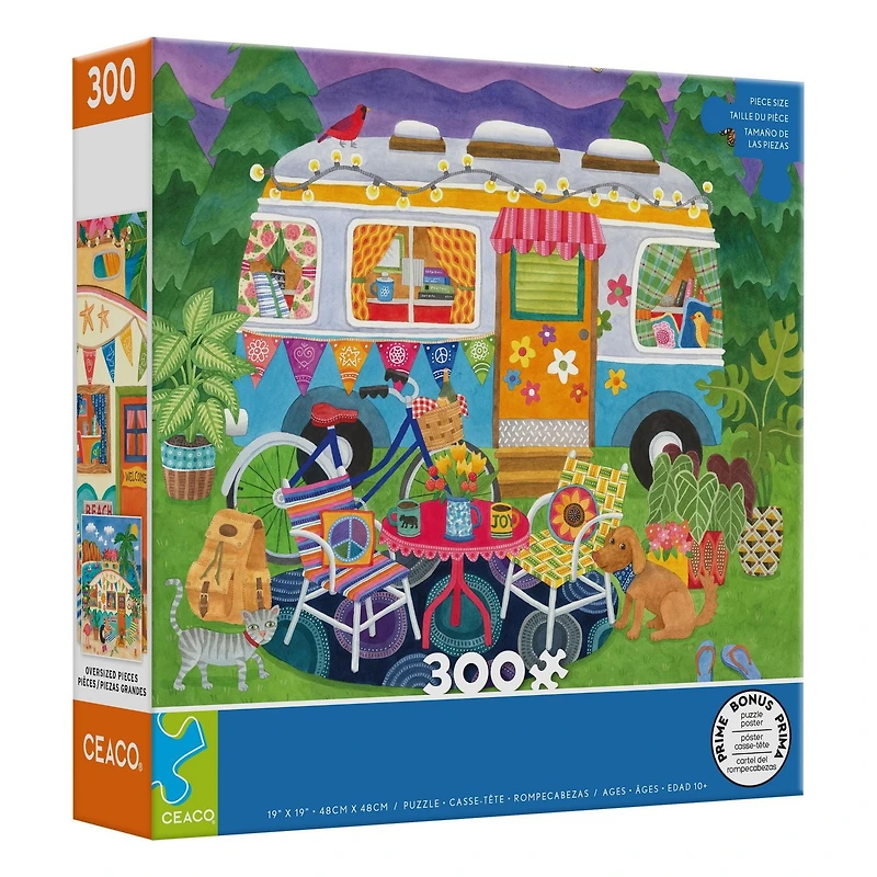 HAPPY CAMPER - MOUNTAIN CAMPER - 300 PIECE PUZZLE