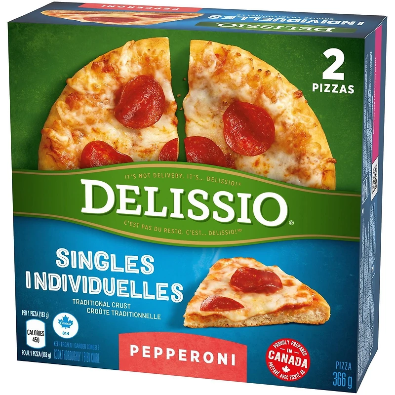 Delissio Singles Pepperoni 366g