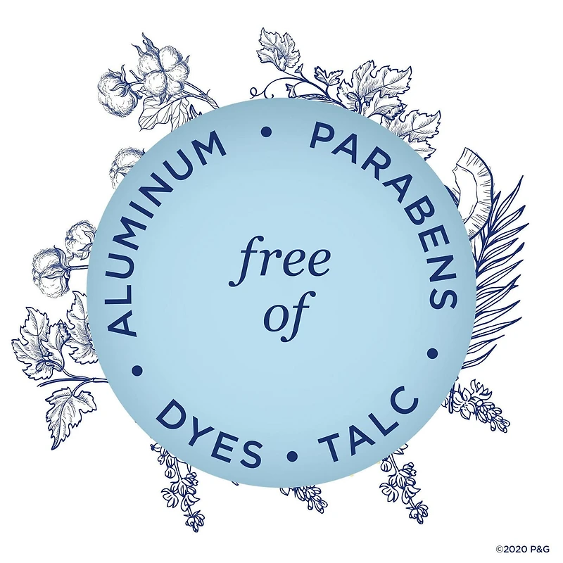 Désodorisant Secret sans aluminium pour femmes, Vanille 68 g