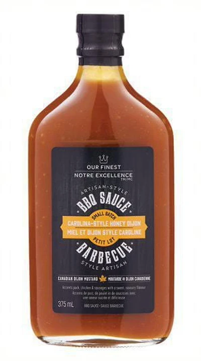 Our Finest Artisan Style Carolina Honey Dijon BBQ Sauce 6 X 375 ML, 375 mL