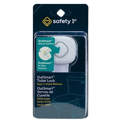 Verrou pour couvercle de toilette Outsmart™ de Safety 1st Sécurité des bébés et des enfants