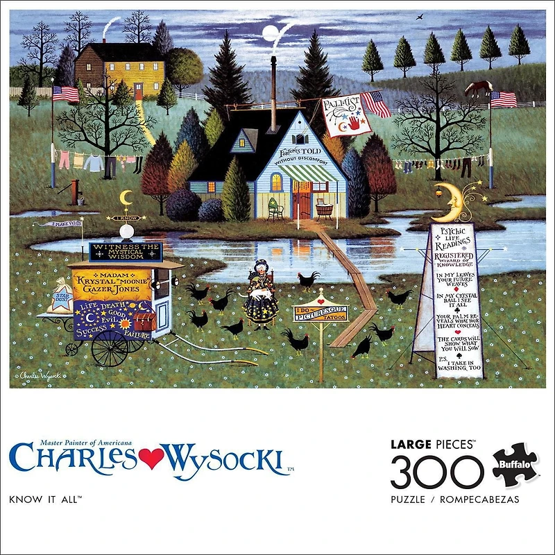 Buffalo Games - Charles Wysocki - Know It All - 300 Piece Jigsaw Puzzle