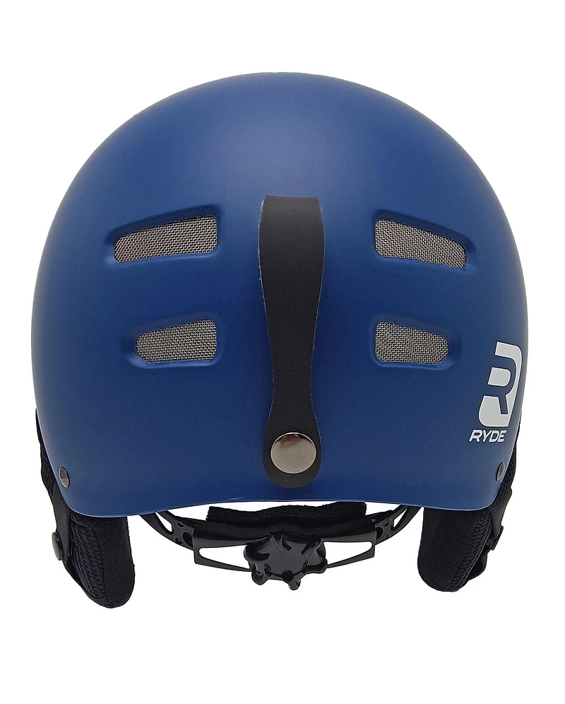 Ryde Snow Helmet Boys 8+, Blue, by Stoneridge Cycle, Fits Head Size 55-59cm