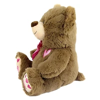 Tout pour Célébrer Saint-Valentin Ours en peluche Snuggly and Cuddly, Couleur Tan