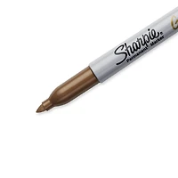 Marqueurs permanents métalliques Sharpie, pointe fine, or