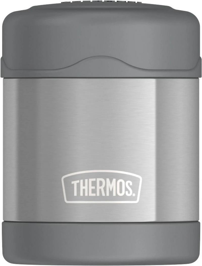 Thermos Funtainer Vacuum Insulated 10 OZ Food Jar, Charcoal, 10 Oz, Charcoal