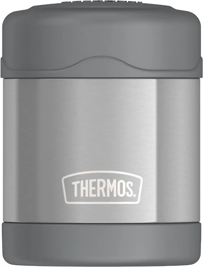 Thermos Funtainer Vacuum Insulated 10 OZ Food Jar, Charcoal, 10 Oz, Charcoal