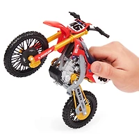Supercross, Authentic Justin Hill 1:10 Scale Collector Die-Cast Motorcycle Replica with Display Stand