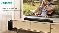 Hisense Barre de son 2.1 avec caisson de basses sans fil Barre de son 2.1 avec caisson de basses sans fil