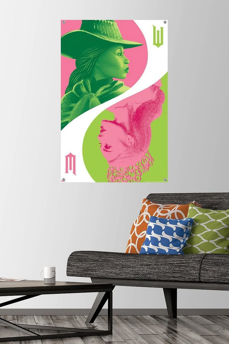 Wicked - Reflection Wall Poster with Push Pins
