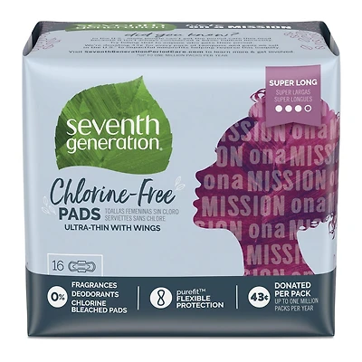 Seventh Generation Ultra Thin Super Long Pads