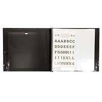 CRAFTY & CO. album de photos, noir, 10 feuilles, bricolage, artisanat SCRAPBK ALBUM BLACK