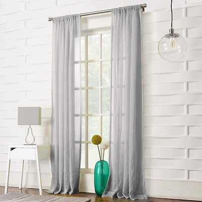 918 Lourdes Crushed Rod Pocket Voile