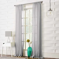918 Lourdes Crushed Rod Pocket Voile