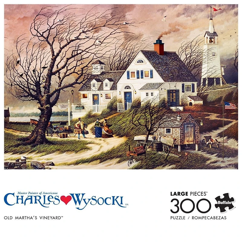 Buffalo Games - Le puzzle Charles Wysocki - Old Martha's Vineyard - en 300 pièces