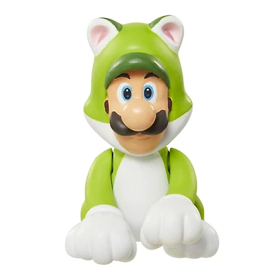 Figurine d'articulation limitée Luigi le chat de Nintendo de 2,5 po