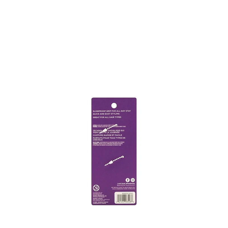 Goody Slideproof Wingless Small Claw Clip - 2 Ct., Goody Small Claw Clip