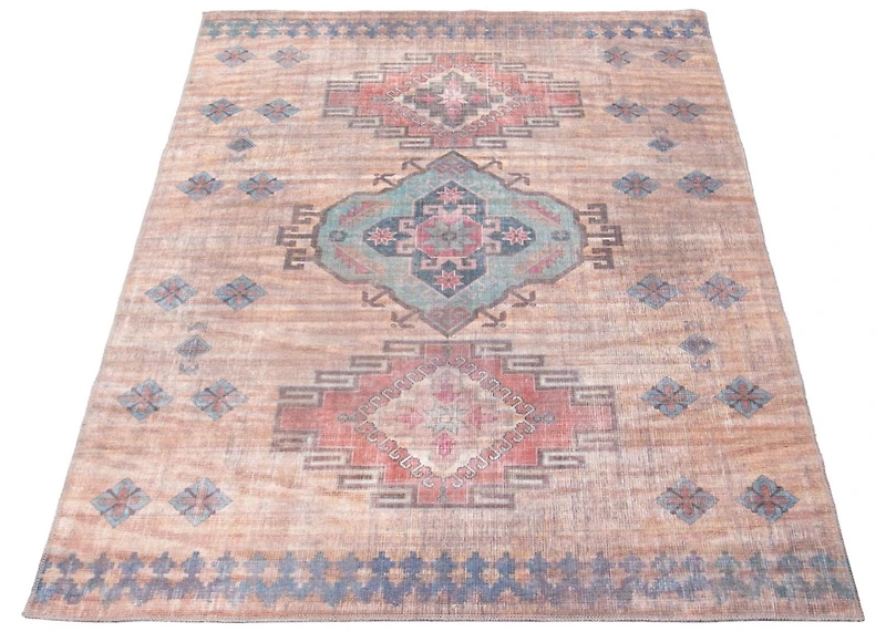 ECARPET Oriental, Persian Style Area Rug, Eco Friendly, Machine Washable, Kashkuli Collection