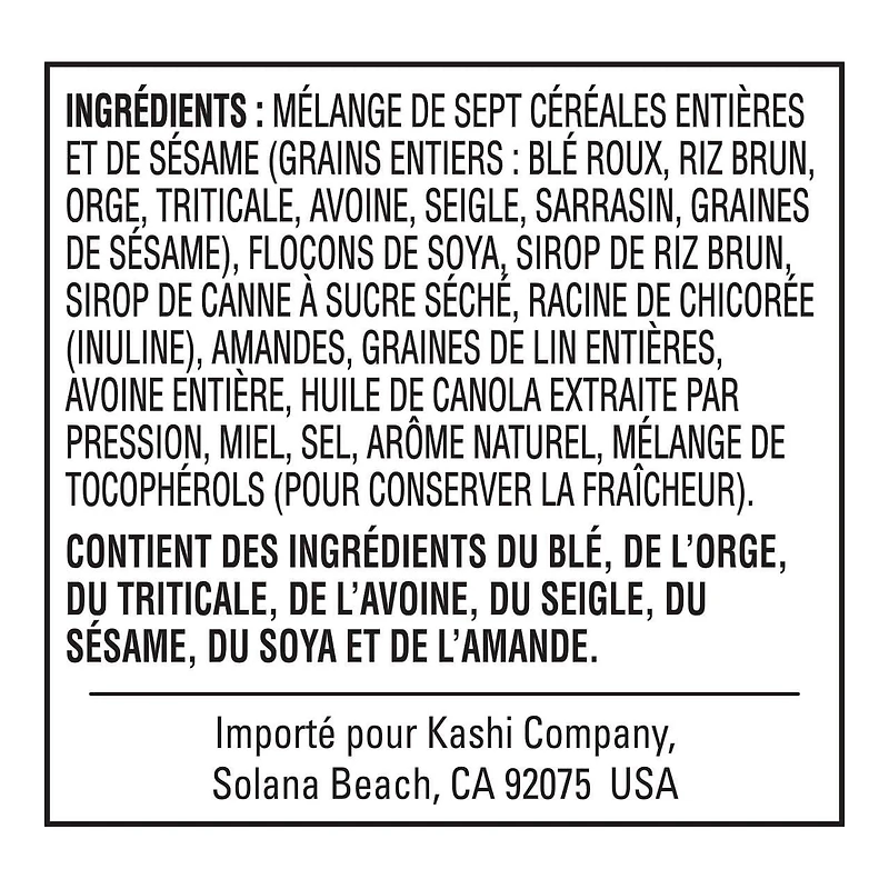 Kashi GOLEAN Honey Almond Flax Crunch Cereal, 400g, 400g
