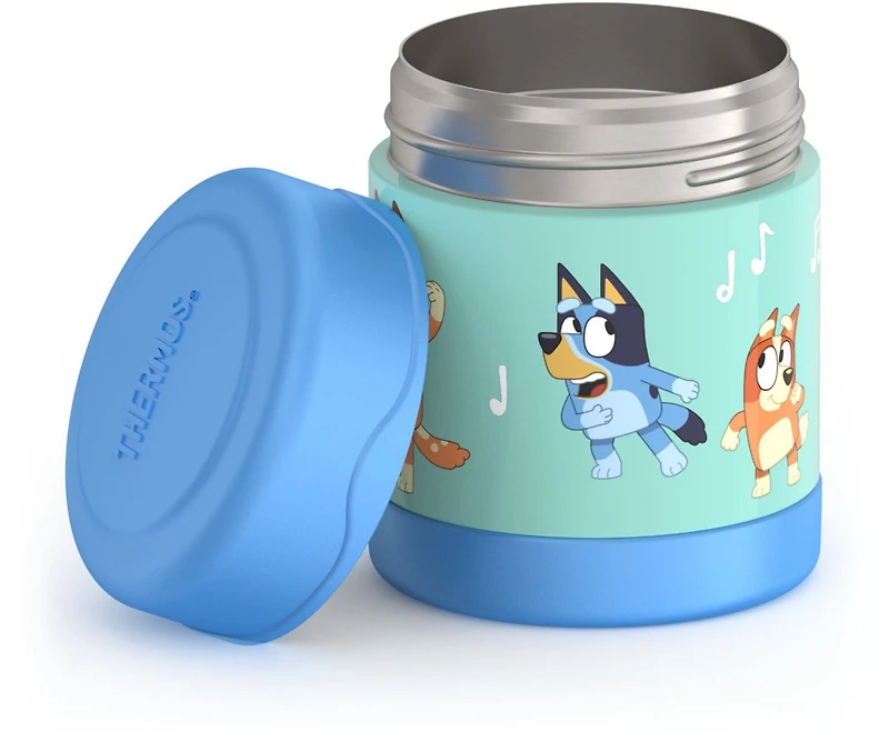 Thermos Funtainer Vacuum Insulated Stainless Steel 10 Oz Food Jar, Bluey