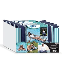Aqua 3-In-1 Fold & Go Pool Float, Mat & Lounge, Fold & Go Mat