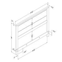 Headboard from the collection Step One Essential South Shore