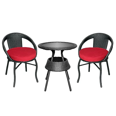 Ensemble de bistro 3 mx avec coussins