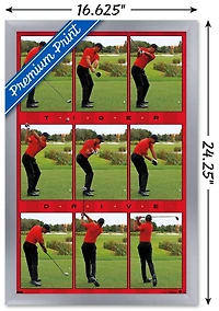 Tiger Woods - Drive Wall Poster, 22.375" x 34"
