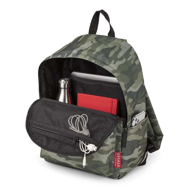 Rolling Stones - Ensemble valise de cabine 4 pièces Bagage à main avec sac à dos et 2 sacs pliables