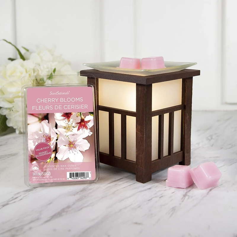 Cubes de cire parfumée Paquet économique ScentSationals - Fleurs De Cerisier 5,0 fois (141,8 g)