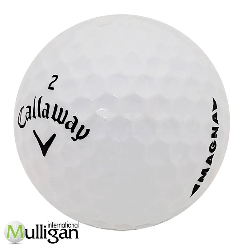 Mulligan - 48 Callaway Supersoft Magna 4A Recycled Used Golf Balls, White