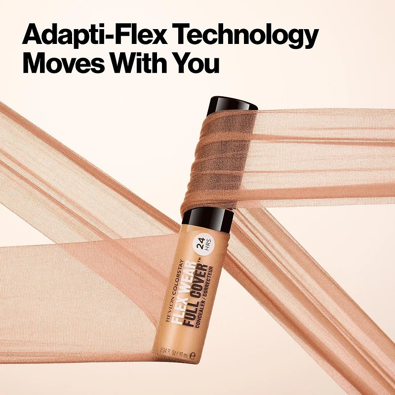 Revlon ColorStay Flex Wear Full Cover™ Concealer, 24HR wear, Non-creasing, 0.34 fl oz.