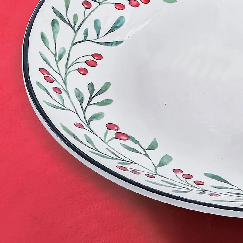Holiday Time 2-Tier Serving Plate