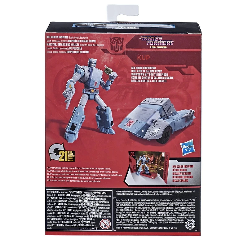 Transformers Toys Studio Series 86-02 Deluxe Class The Transformers: The Movie 1986 Kup Action Figure - Ages 8 and Up, 4.5-inch