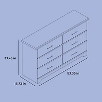 Storkcraft Brookside 6-Drawer Double Dresser
